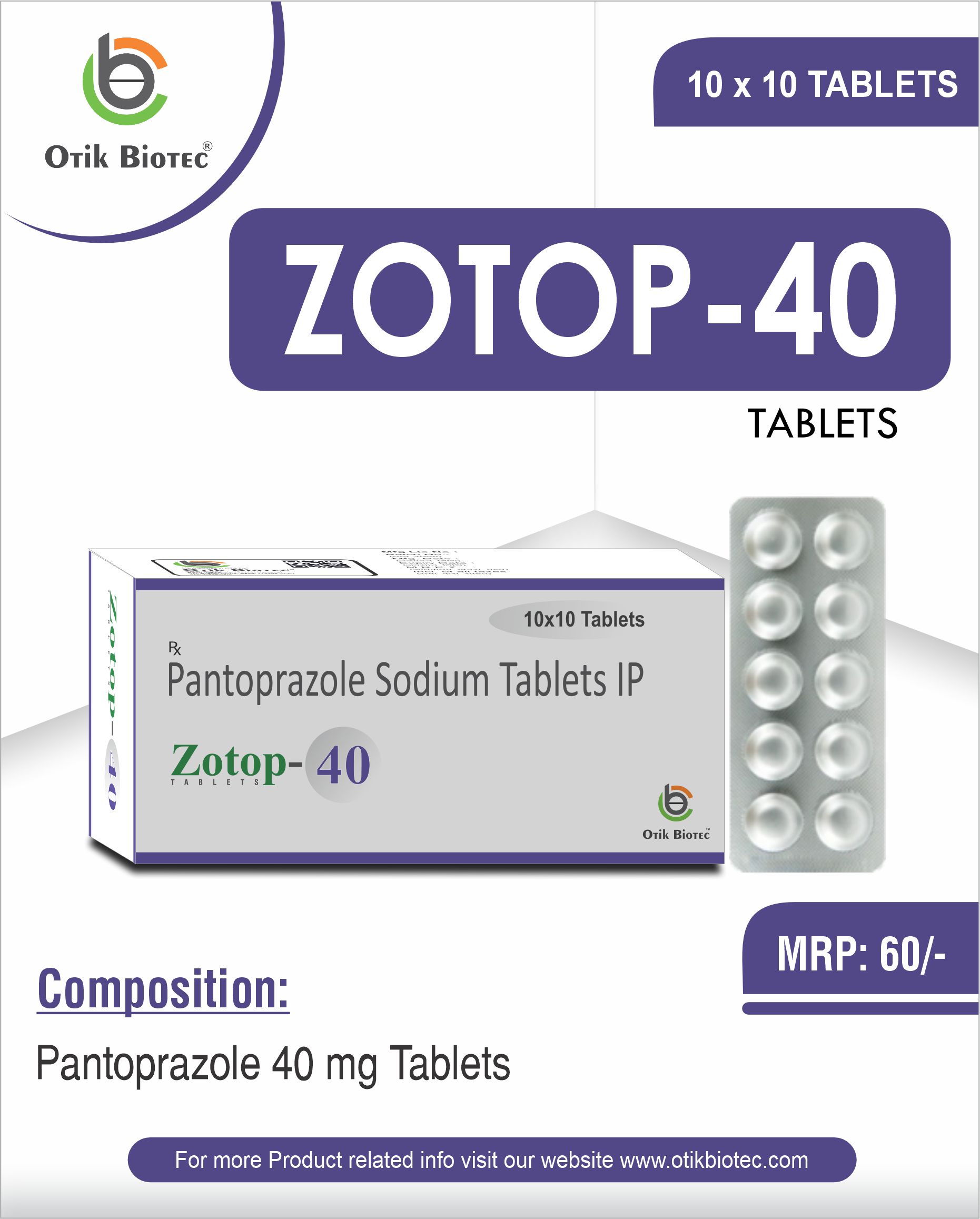 ZOTOP-40 Tablets